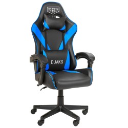 Геймерське крісло VR Racer Dexter Djaks чорно-синє із регульованою спинкою, зручними подушками AMF Геймерське крісло VR Racer Dexter Djaks чорно-синє із регульованою спинкою, зручними подушками AMF