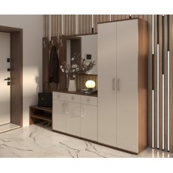 Велика передпокій Polo/НОЛО Базовий комплект No2 Luxe Studio з банкеткою й шафою Велика передпокій Polo/НОЛО Базовий комплект No2 Luxe Studio з банкеткою й шафою