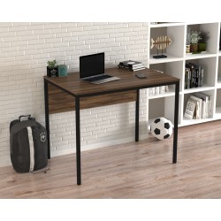 Сучасний Письмовий стіл без тумб мінімалізм лофт L-2p mini Loft Design Горіх Модена Сучасний Письмовий стіл без тумб мінімалізм лофт L-2p mini Loft Design Горіх Модена