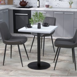 Барний маленький обідній стіл лофт квадратний BS-450 600х600 Loft Design Білий Барний маленький обідній стіл лофт квадратний BS-450 600х600 Loft Design Білий