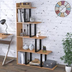 Відкритий стелаж-перегородка лофт для дому, офісу L-160 Loft Design Дуб Крафт Золотой Відкритий стелаж-перегородка лофт для дому, офісу L-160 Loft Design Дуб Крафт Золотой