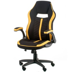 Ігрове крісло Prime Black/Yellow Special4You яскраве геймерське крісло для стримерів геймерів підлітків і комфортної роботи за ПК