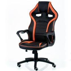 Ігрове крісло Game Black/Orange Special4You ергономічне крісло для геймерів стримерів ігрових клубів тривалих ігрових марафоно Ігрове крісло Game Black/Orange Special4You ергономічне крісло для геймерів стримерів ігрових клубів тривалих ігрових марафоно