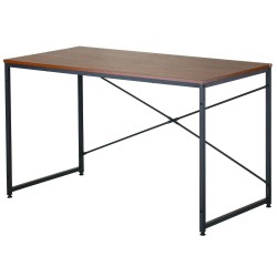 Письмовий прямокутний прямий стіл Boust 120x60 dark brown Special4You Письмовий прямокутний прямий стіл Boust 120x60 dark brown Special4You