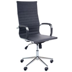 Крісло для робочого місця Slim HB Хром Tilt WAX Light Grey для працівників офісу AMF