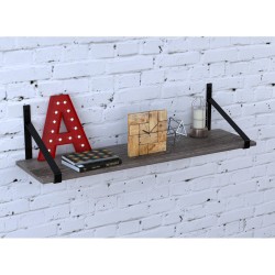 Полиця навісна настінна PL-3-18 Loft Design Дуб Палена, 112 см