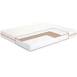 Ортопедичний безпружинний матрац двосторонній жорсткий середній Sleep Soft Coco Сліп Софт Коко h-18 Simpler