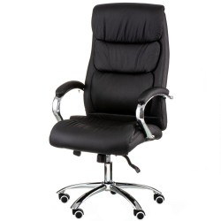 Крісло офісне Eternity Black Special4You ергономічне робоче крісло з високою спинкою та сучасним дизайном Крісло офісне Eternity Black Special4You ергономічне робоче крісло з високою спинкою та сучасним дизайном
