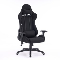 Геймерське комп'ютерне крісло чорного кольору для дому офісу ExtremeRace black fabric (E7757) Special4You Геймерське комп'ютерне крісло чорного кольору для дому офісу ExtremeRace black fabric (E7757) Special4You
