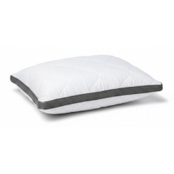 Біла класична анатомічна подушка Strong Sleep 3D White-Gray стьобана, холофайбер Family Sleep 70х70 Біла класична анатомічна подушка Strong Sleep 3D White-Gray стьобана, холофайбер Family Sleep 70х70