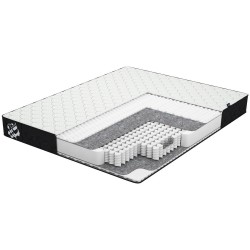 Жорсткий пружинний матрац 22 см King Кінг з піною та посиленим євробортом Chess Collection Family Sleep Нестандартний розмір, 1м2 Жорсткий пружинний матрац 22 см King Кінг з піною та посиленим євробортом Chess Collection Family Sleep Нестандартний розмір, 1м2