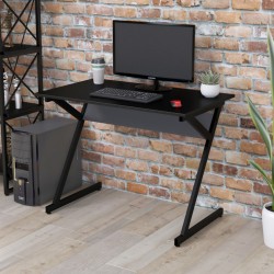 Маленький письмовий стіл у стилі лофт без тумб L-7 завдовжки 100 см Loft Design Чорний Маленький письмовий стіл у стилі лофт без тумб L-7 завдовжки 100 см Loft Design Чорний