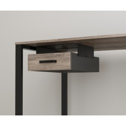 Навісний ящик для стола одинарний колір каркаса чорний BX-1 ДСП Дуб Палена Loft Design Навісний ящик для стола одинарний колір каркаса чорний BX-1 ДСП Дуб Палена Loft Design