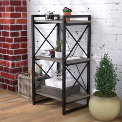 Маленький красивий відкритий Стелаж лофт Скіф-3-550 Loft Design Маленький красивий відкритий Стелаж лофт Скіф-3-550 Loft Design