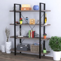 Відкритий Стелаж у стилі лофт для книг Сингл 4-1200 Loft Design Відкритий Стелаж у стилі лофт для книг Сингл 4-1200 Loft Design