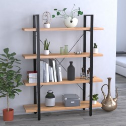 Відкритий Стелаж у стилі лофт для книг Сингл 4-1200 Loft Design Дуб Крафт Золотий Відкритий Стелаж у стилі лофт для книг Сингл 4-1200 Loft Design Дуб Крафт Золотий