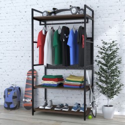 Відкритий металевий Стелаж для одягу LV-100 Loft Design Відкритий металевий Стелаж для одягу LV-100 Loft Design