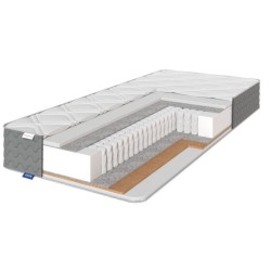 Матрац ортопедичний пружинний Pulson Plus Grand Cocos Eurosleep середньої жорсткості з кокосом, масажною піною, ефектом зима-літо