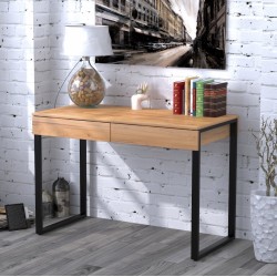 Сучасний Письмовий стіл без тумб мінімалізм L-11 Loft Design Чорний, Дуб Крафт Золотий Сучасний Письмовий стіл без тумб мінімалізм L-11 Loft Design Чорний, Дуб Крафт Золотий