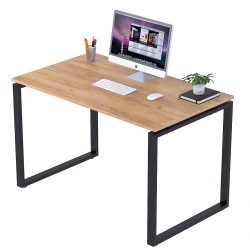 Прямий письмовий стіл ND-120 Дуб Крафт Золотий Loft design Open Office в стилі лофт для офісу кабінету робочого простору Прямий письмовий стіл ND-120 Дуб Крафт Золотий Loft design Open Office в стилі лофт для офісу кабінету робочого простору