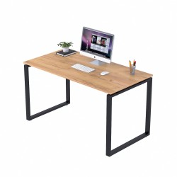 Стильний прямий стіл ND-135 Дуб Крафт Золотий Loft Design Open Office письмовий комп'ютерний стіл в офіс кабінет Стильний прямий стіл ND-135 Дуб Крафт Золотий Loft Design Open Office письмовий комп'ютерний стіл в офіс кабінет