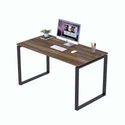 Стильний прямий стіл ND-135 Горіх Модена Loft Design Open Office для офісу кабінету домашнього робочого місця Стильний прямий стіл ND-135 Горіх Модена Loft Design Open Office для офісу кабінету домашнього робочого місця