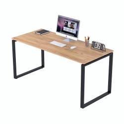 Стильний прямий стіл ND-160 Дуб Крафт Золотий Loft Design Open Office письмовий комп'ютерний стіл в офіс кабінет Стильний прямий стіл ND-160 Дуб Крафт Золотий Loft Design Open Office письмовий комп'ютерний стіл в офіс кабінет