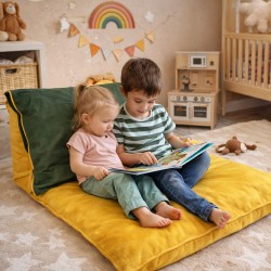 Пуф-матрац розкладний трансформер 2в1 Flex Fold Easy Transform Collection Family Sleep для відпочинку, ігор і сну на підлозі