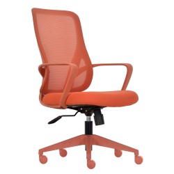 Ергономічне жовтогаряче офісне крісло із сітчастою спинкою Cosmo Mini Orange ErgoMix для школярів, підлітків, персоналу офісу Ергономічне жовтогаряче офісне крісло із сітчастою спинкою Cosmo Mini Orange ErgoMix для школярів, підлітків, персоналу офісу