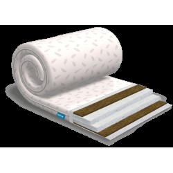 Топер із кокосовою койрою SleepRoll Ultra Kokos ТМ Usleep, безпружинний тонкий рулонний матрац 8 см 70*200