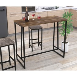 Консольний барний стіл у стилі лофт для кухні, балкону BS-125 Loft Design Горіх Модена Консольний барний стіл у стилі лофт для кухні, балкону BS-125 Loft Design Горіх Модена