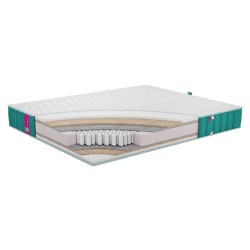 Жорсткий кокосовий ортопедичний матрац на пружинах Pocket Spring Famille Marie Cocos Марі Кокос Simpler140х200