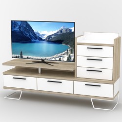 Тумба з шухлядами з боку під телевізор ТВ-419 Тіса Меблі Тумба з шухлядами з боку під телевізор ТВ-419 Тіса Меблі