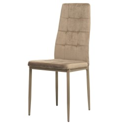Якісний стильний стілець сучасний м'який N-66-2 Капучіно вельвет cappuccino velvet VetroMebel Якісний стильний стілець сучасний м'який N-66-2 Капучіно вельвет cappuccino velvet VetroMebel