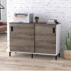 Тумба офісна розсувна LS-1200-830 каркас білий Loft Design Тумба офісна розсувна LS-1200-830 каркас білий Loft Design