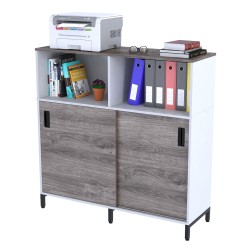 Тумба офісна розсувна LS-1200-1200 каркас білий Loft Design Дуб Палена Тумба офісна розсувна LS-1200-1200 каркас білий Loft Design Дуб Палена