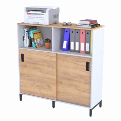 Тумба офісна розсувна LS-1200-1200 каркас білий Loft Design Дуб Крафт Золотий Тумба офісна розсувна LS-1200-1200 каркас білий Loft Design Дуб Крафт Золотий