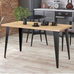 Сучасний стіл лофт обідній Лінда 138-70 прямокутний Loft Design Дуб Крафт Золотий Сучасний стіл лофт обідній Лінда 138-70 прямокутний Loft Design Дуб Крафт Золотий