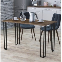 Стіл для кухні лофт обідній Сквер 120-65 прямокутний Loft Design Горіх Модена Стіл для кухні лофт обідній Сквер 120-65 прямокутний Loft Design Горіх Модена