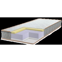 Двосторонній матрац ортопедична піна меморі Ultra Memory Eurosleep для великої ваги на ліжко 21 см 150х200