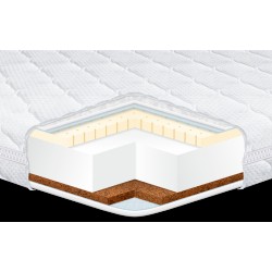 Дитячий ортопедичний матрац Kiddy Cocos Latex Eurosleep з кокосовою койрою, латексом і піною двосторонній 70х140