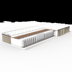 Ортопедичний помірно-жорсткий матрац двосторонній 22 см Demure collection Energy Енерджі Family Sleep