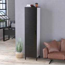 Шафа пенал офісна з полицями LT-450-1900 каркас білий Loft Design Шафа пенал офісна з полицями LT-450-1900 каркас білий Loft Design