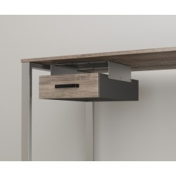 Навісний ящик для стола одинарний колір каркаса сріблястий BX-1 Loft Design Навісний ящик для стола одинарний колір каркаса сріблястий BX-1 Loft Design