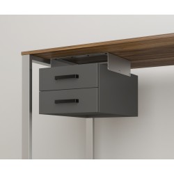 Навісний ящик для стола подвійний колір каркаса сріблястий BX-2 Loft Design Навісний ящик для стола подвійний колір каркаса сріблястий BX-2 Loft Design