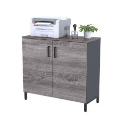 Тумба офісна двошарова LT-900-830 каркас антрацит Loft Design Дуб Палена Тумба офісна двошарова LT-900-830 каркас антрацит Loft Design Дуб Палена