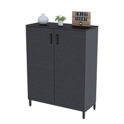 Тумба офісна двостулкова LT-900-1200 каркас антрацит Loft Design Тумба офісна двостулкова LT-900-1200 каркас антрацит Loft Design