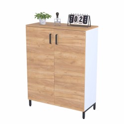Тумба офісна двостулкова LT-900-1200 каркас білий Loft Design Дуб Крафт Золотий Тумба офісна двостулкова LT-900-1200 каркас білий Loft Design Дуб Крафт Золотий